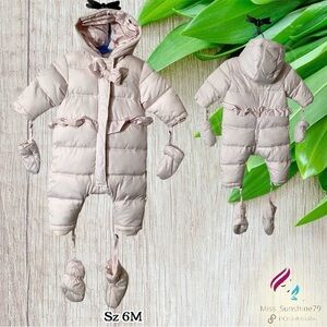 6M - snow overall with detachable hands and foots - see measurements and pics